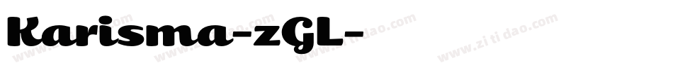 Karisma-zGL字体转换