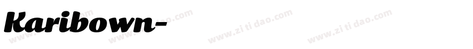 Karibown字体转换