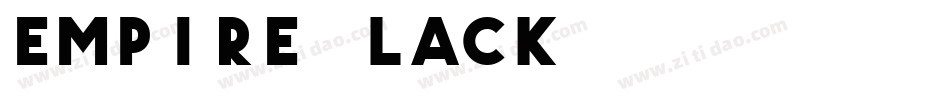 Empire-Black字体转换
