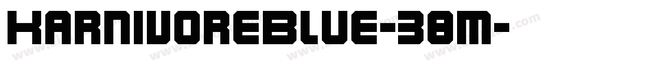KarnivoreBlue-30M字体转换