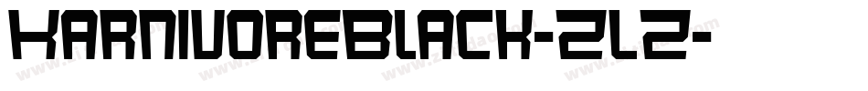 KarnivoreBlack-ZLZ字体转换