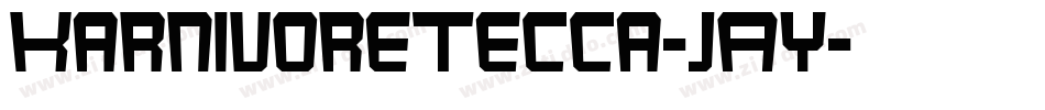 KarnivoreTecca-jAy字体转换