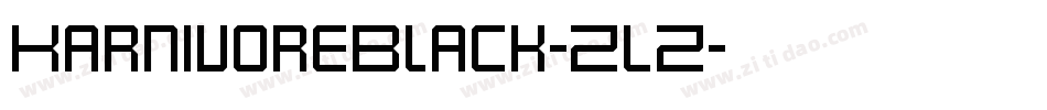 KarnivoreBlack-ZLZ字体转换