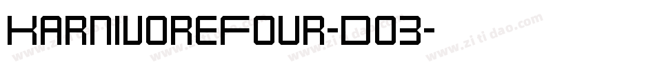 KarnivoreFour-Do3字体转换