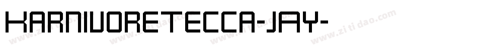 KarnivoreTecca-jAy字体转换