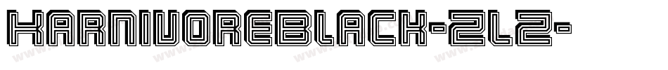 KarnivoreBlack-ZLZ字体转换