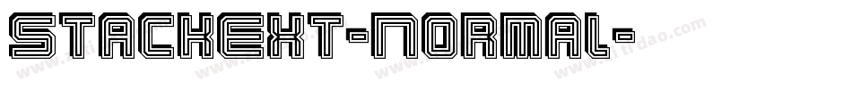 StackExt-Normal字体转换