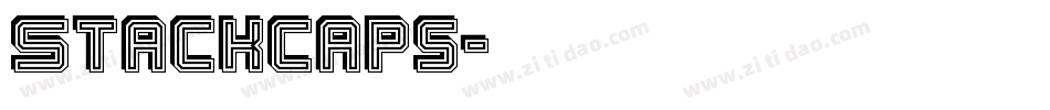 Stackcaps字体转换