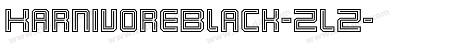 KarnivoreBlack-ZLZ字体转换
