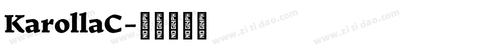 KarollaC字体转换