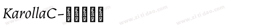 KarollaC字体转换
