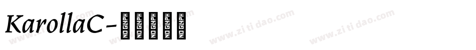 KarollaC字体转换