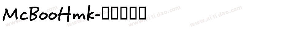 McBooHmk字体转换