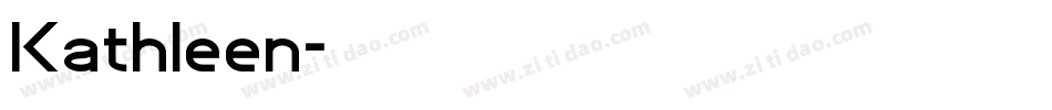 Kathleen字体转换