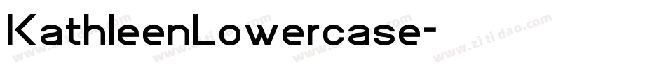KathleenLowercase字体转换