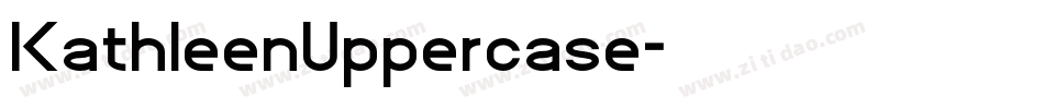 KathleenUppercase字体转换