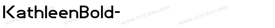KathleenBold字体转换