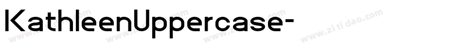 KathleenUppercase字体转换