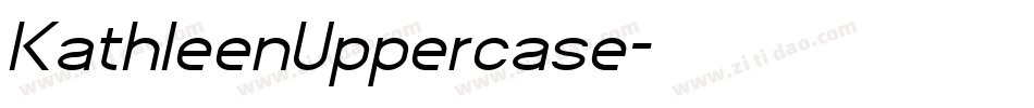 KathleenUppercase字体转换
