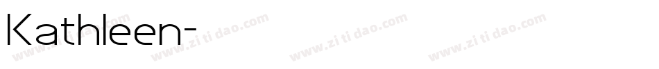 Kathleen字体转换