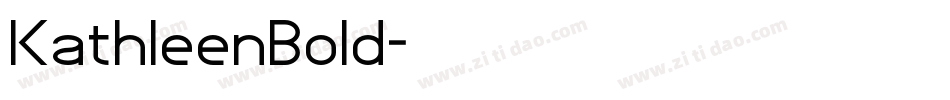 KathleenBold字体转换
