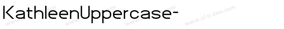 KathleenUppercase字体转换