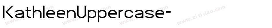 KathleenUppercase字体转换