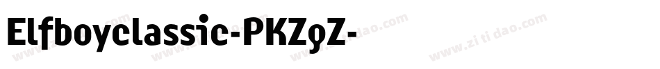 Elfboyclassic-PKZgZ字体转换