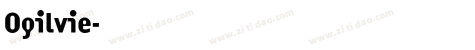 Ogilvie字体转换