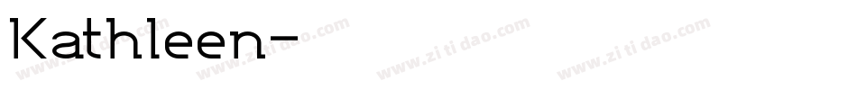 Kathleen字体转换