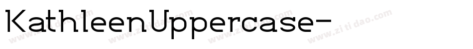 KathleenUppercase字体转换