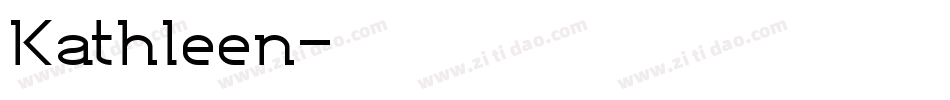 Kathleen字体转换