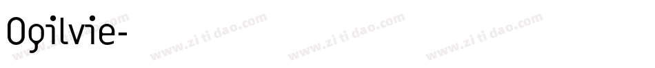 Ogilvie字体转换