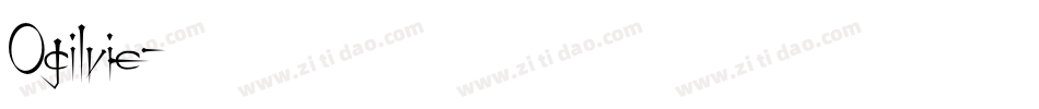 Ogilvie字体转换