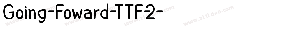 Going-Foward-TTF-2字体转换