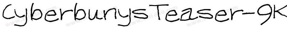 CyberbunysTeaser-9Ken字体转换