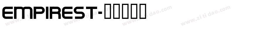 EMPIREST字体转换