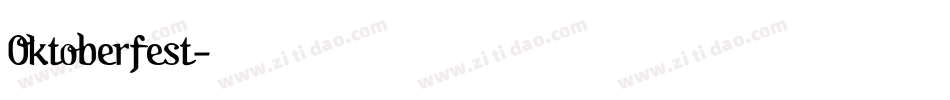Oktoberfest字体转换