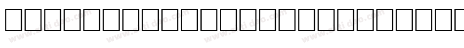 CenturyATFOldStyleBQ-Regular字体转换