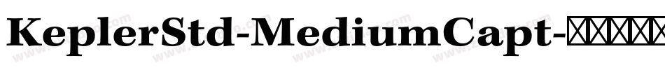 KeplerStd-MediumCapt字体转换
