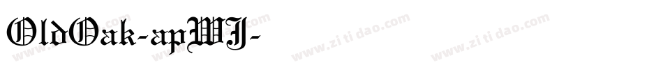 OldOak-apWJ字体转换