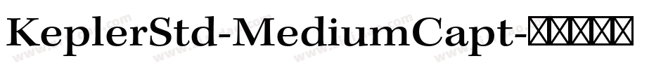 KeplerStd-MediumCapt字体转换