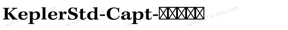KeplerStd-Capt字体转换