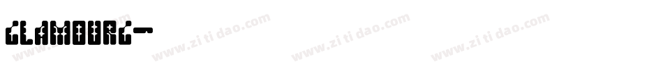 GLAMOURG字体转换