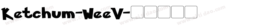 Ketchum-WeeV字体转换