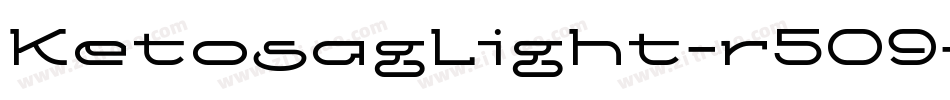 KetosagLight-r5O9字体转换