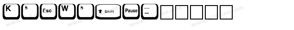 KeyWest字体转换
