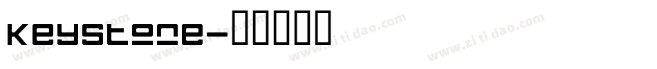 Keystone字体转换