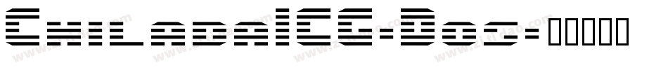 ChiladaICG-Dos字体转换