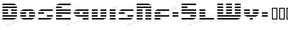 DosEquisNf-5lWv字体转换